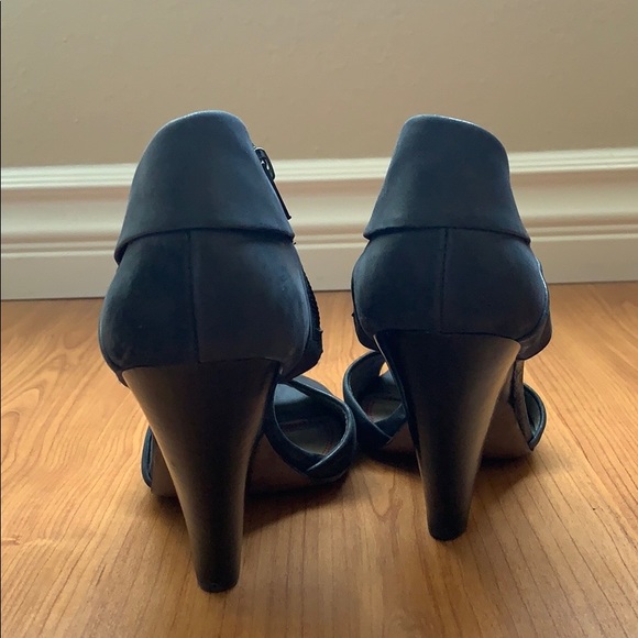 MISS SIXTY black wedge sandals - Picture 3 of 5